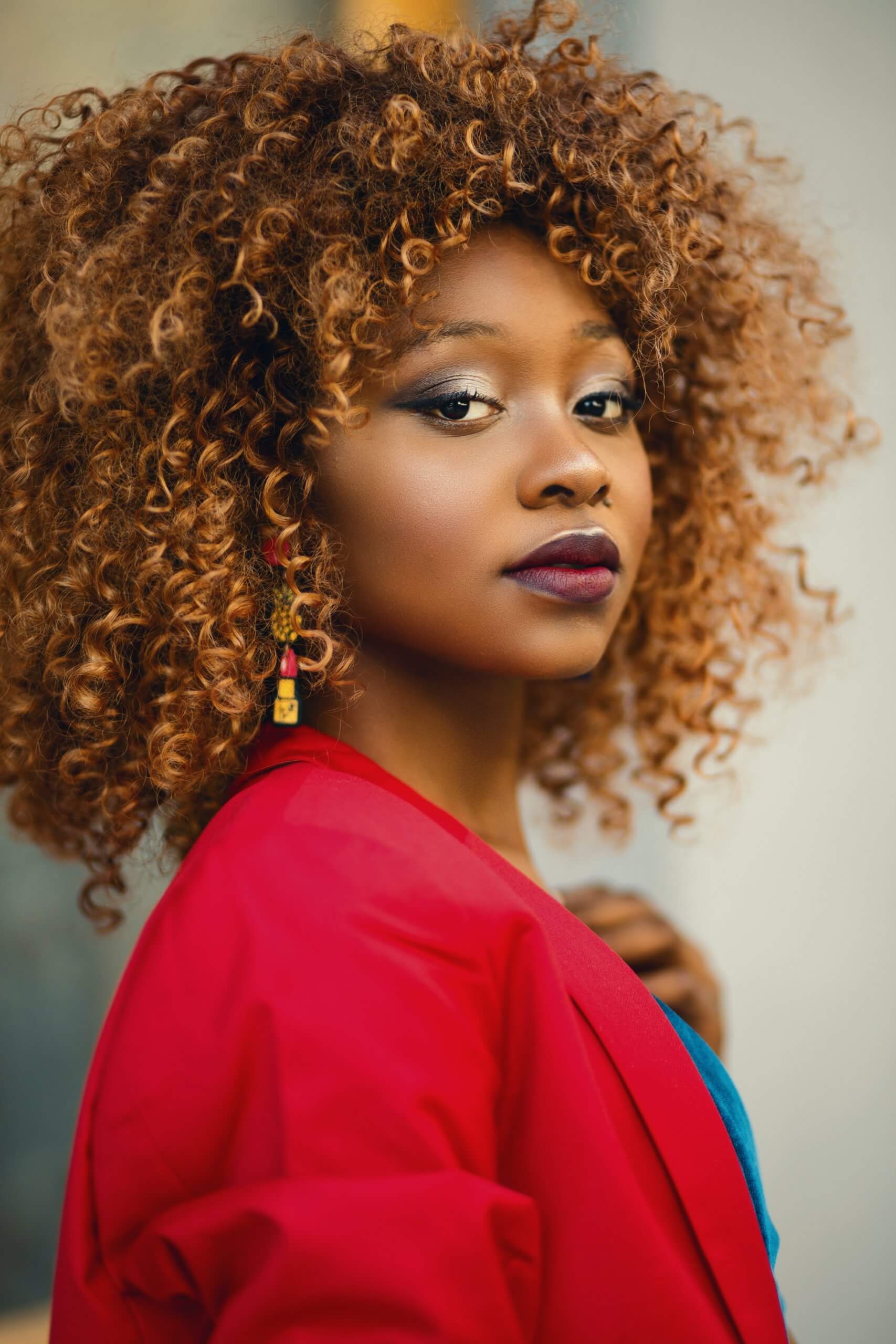 Black female employee